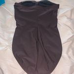 Strapless One Piece Swimsuit Brown Size 14 Photo 1