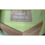 Araminta James Terry Cloth Dress Size XS Neon Green Polo Oversized Photo 6