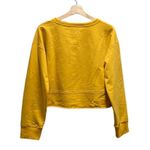 Zyia  Active Cropped Sweatshirt Mustard Yellow Size XL Workout Casual Activewear Photo 11