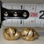 Vintage Napier Teardrop Design Clip On Earrings Gold Tone & Enamel Photo 8