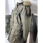 Rocawear Women's 3XL Green Parka Winter Jacket with Fur Trim Hood Photo 10