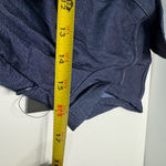 Karl Lagerfeld  Womens Buttons Down Front Denim Self Tie Belt Dress Size 4 NWT Photo 6