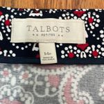 Talbots Bandana Print A-line Mini Skirt Women Petite 14p Navy Red NWT Photo 2