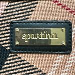 Spartina 449 Pink and Black Crossbody Bag with Geometric Design Photo 12