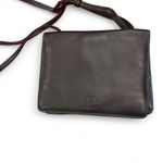 MYWALIT Black Navy Leather Crossbody Wallet Organizer Rainbow Card Slots Photo 4