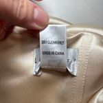 Bill Levkoff Cream Brown Halter Dress Bridesmaid Gala Cocktail Formal 12 Photo 4