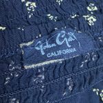 John Galt  Blue Floral Sleeveless Cami Camisole Tie Back Midi A-Line Dress Size S Photo 3