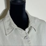 LLBean Women’s Chamois Button Down Shirt Jacket Size 16 Photo 3