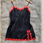 Victoria's Secret Y2k Red punk vintage Lace Chemise Photo 7