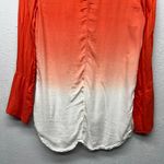 Cloth & Stone Cowgirl Dip Dye Button Front Womens Cottage Core Shirt Size Small Photo 7