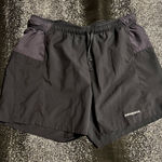 Patagonia Womens medium Strider Pro 5" Shorts with built in liner-gray Photo 0