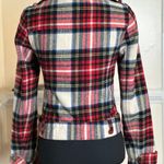 Heritage 1981 Red Plaid Wool-blend Biker Jacket Photo 4