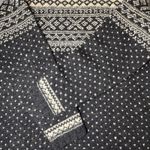 Ralph Lauren Country Black Cream Sweater Women Large Hand Knit Wool Silk Vintage Photo 4