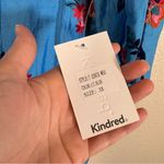 Kindred  Blue Red Embroidered Floral Button Down Shirt Womens 3X Boho Festival Photo 9