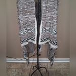 Carol Rose NWOT  Black and White Open Front Cardigan Photo 3