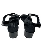 Munro  Sandals‎ Size 8.5 Wide Black Open Toe Leather Denise II Block Heel NEW Photo 6