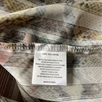 Casting France off the shoulder long sleeve snake print shimmer sheer blouse M Pink Size M Photo 8