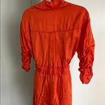 Cinq a sept blood orange belted satin kiera blazer Size XS Photo 4