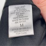 Charlotte Russe  Shimmer Pleated Mini Skirt Women M Metallic Black Dark Academia Photo 9