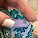 Laura Scott  Paisley Green and White Blouse Size 3X Photo 7