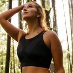 SIGGIE LODOEN Black No Bounce Sports Bra Photo 0