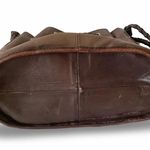 Vintage Palio Genuine Leather Bucket Bag Brown Photo 5