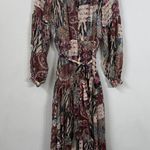 Veronica Beard Isra Multi-Print Silk Maxi Dress Women's 0 Paisley Tie Waist NWOT Photo 6