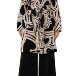 Farm Rio 's Wild Hearts wool blend coat with self tie belt NEW Photo 2