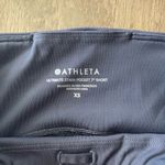 Athleta  Ultimate Stash Pocket 7” Biker Shorts Sz‎ XSmal in Navy Blue Photo 3