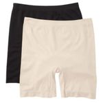 Skinny Girl ππ Seamless Slip Shorts (2 Pack) Nude & Black Small S 2/4 NWT Photo 7