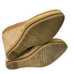 Bacio 61 Shoes Womens 9 W Wide Tan Espadrille Wedge Preppy‎ Neutral Minimalist Photo 7