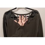 American Eagle  Green Sweat Shirt Photo 4