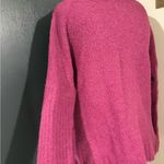 Anthropologie π Sleeping on Snow Fuzzy Pink Magenta Sweater π Photo 1