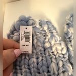 Gap Blue And White Chunky Knit Gloves Mittens NWT Photo 1