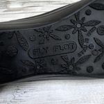 Fly Flot Slip On Clogs Sz 40/US 9 Black Mesh Leather Comfort Anti Shock Casual Photo 9