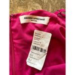 Amanda Uprichard  Clemenza Dress in Hot Pink Large New Womens Maxi Gown Photo 8