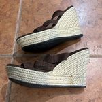 UGG  Tawnie brown suede espadrille wedges size 9 Photo 7