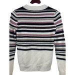 Buffalo David Bitton  Women's XS Striped Metallic Cozy Knit Crewneck Sweater Photo 3