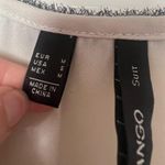 Mango White Good Chain Embellished Tank Blouse Photo 4