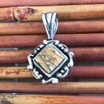 Lia Sophia Reversible Pendant Silver Tone Photo 1