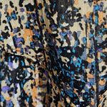 Daytrip  Tan Gray Speckled Tiered Ruffle Zip Front Knit Back Tank Size XS Photo 1