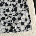 The Limited Vintage Circle Slip Skirt Black White Pattern - Sz Small Photo 7