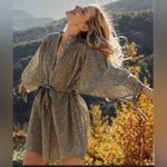 DÔEN Opal dress with a green and red floral print bohemian dress , romantic Size XS Photo 2