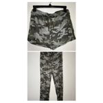 Lucky Brand  Green Camo Lounge Pajama Bundle Shorts & Pants Soft Comfy Size Small Photo 1