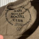 Anti Social Social Club Olive Tee Brown Size M Photo 1