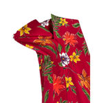 Sag Harbor Vintage Red Floral Sleeveless Knee Length Dress Size 10 Photo 4