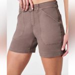 Spanx  WOMENS BROWN HIGH WAIST SHORTS XL Photo 1