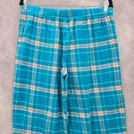 Magellan outdoors  Blue Plaid Sleep Fleece Pajama Bottoms Trousers Pants M Medium Photo 4