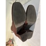 SO   Women Brown ‎ Ankle Boots With Side Zipper Size 8 Photo 6