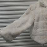 Donna Salyers Fabulous Furs Ivory Faux Fur Jacket 3X Plush Soft Luxe Winter Coat Photo 4
